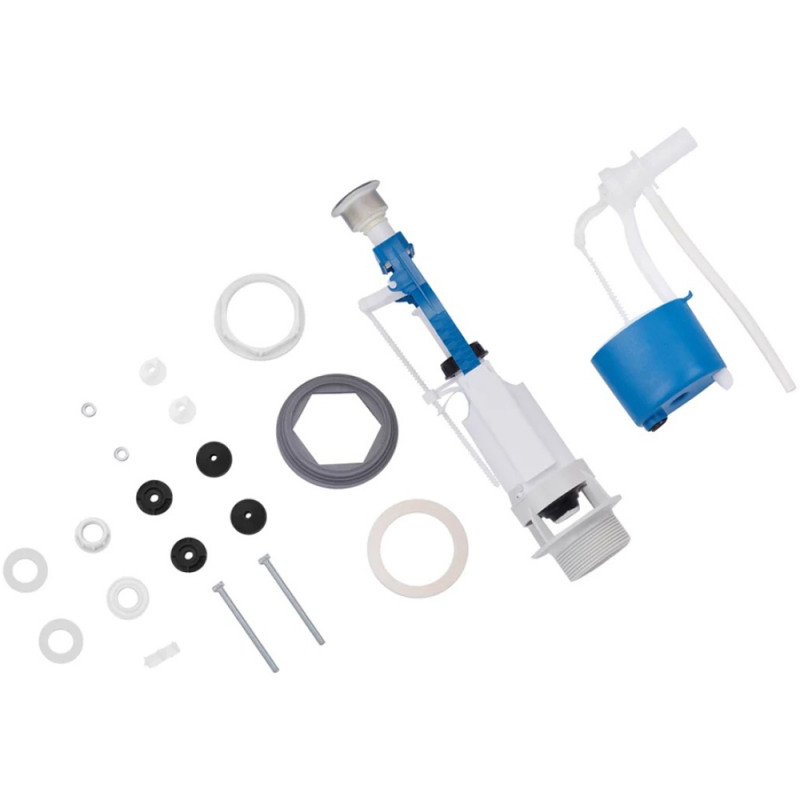 Комплект для бачка унітаза Kroner KRP - KIT6854 з одинарною кнопкою, бокове підведення 1/2"