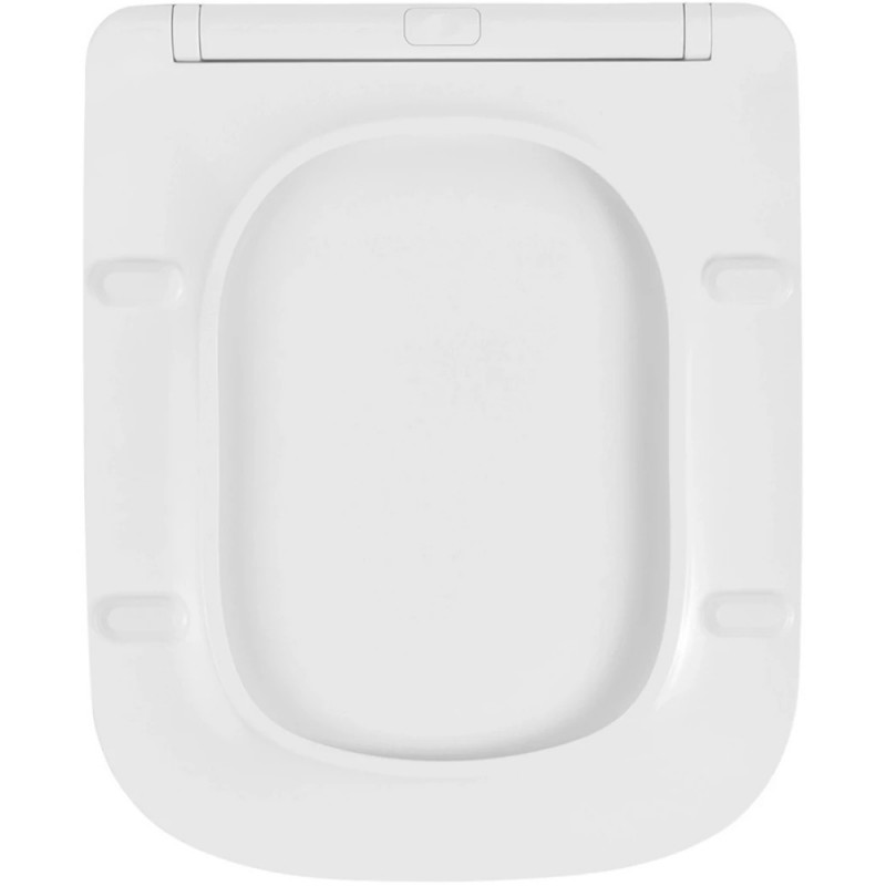 Унітаз підвісний Kroner Eifel WHI483429 TORNADO безобідковий з сидінням