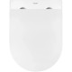 Унітаз підвісний Kroner Harz WHI483632 TORNADO безобідковий з сидінням