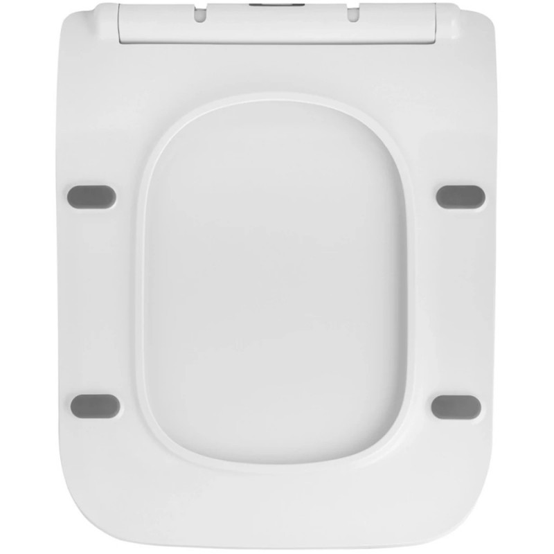 Унітаз підвісний Kroner Eifel WHI523629 RIMLESS безобідковий з сидінням (KE523629WHIR)