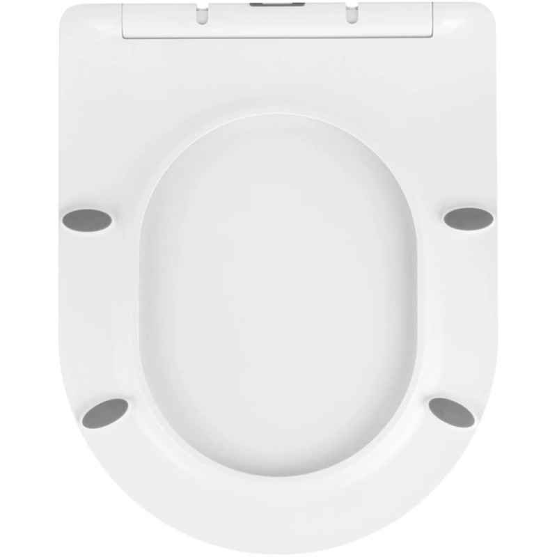 Унітаз підвісний Kroner Harz WHI523632 RIMLESS безобідковий з сидінням