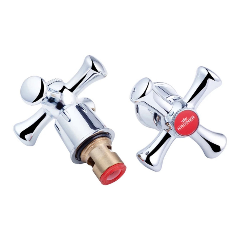 Ручка з кран-буксою для змішувача Kroner KRM - C985 (пара)
