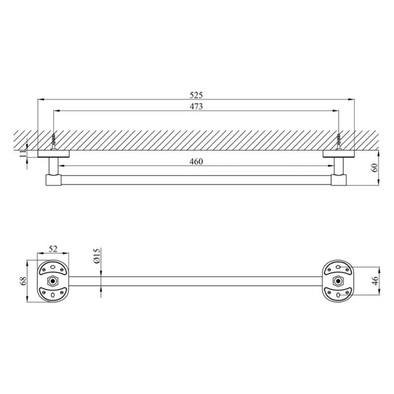 Тримач для рушника Kroner KRM Elbe - ACC2901-1