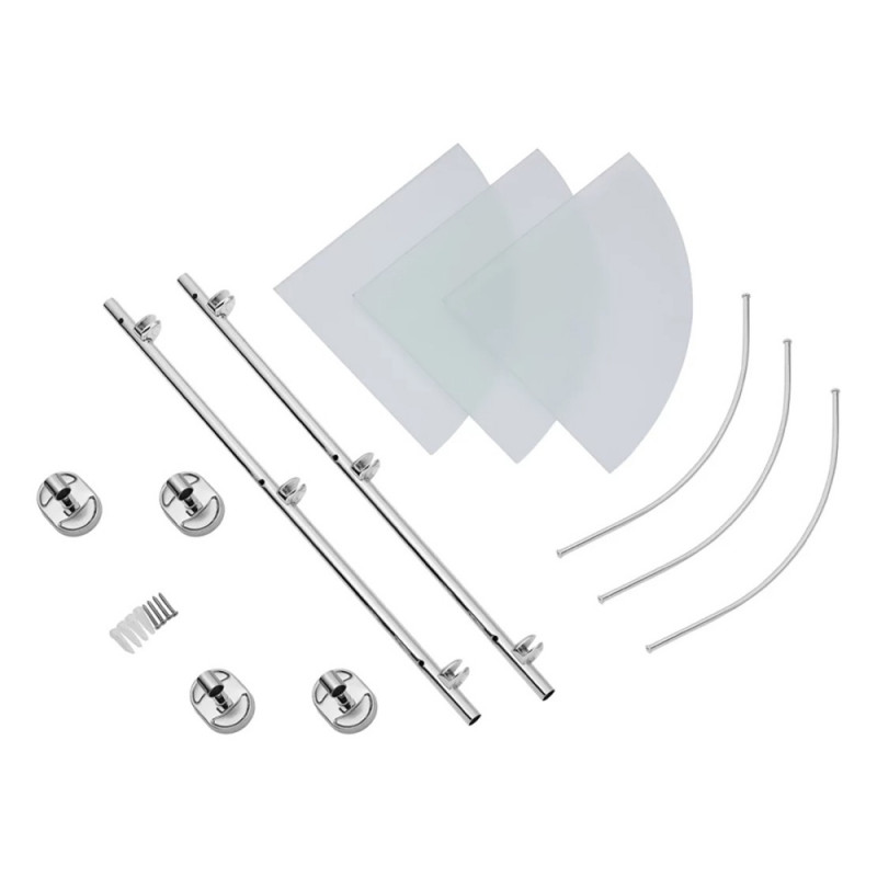 Полиця для ванної кімнати кутова Kroner KRM Elbe - ACG2907-3