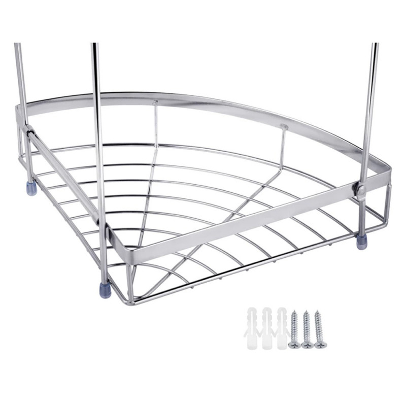 Полиця для ванної кімнати кутова Kroner KRM Rizze - ACC329-2