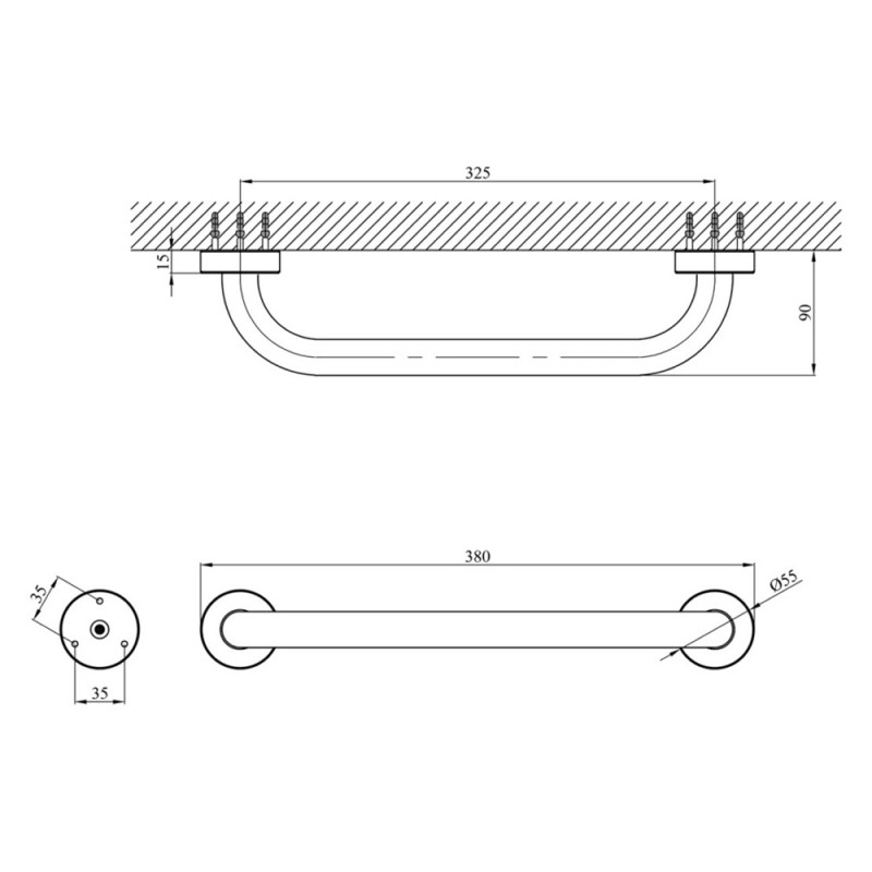 Поручень для ванни Kroner KRM Rizze - ACC3518