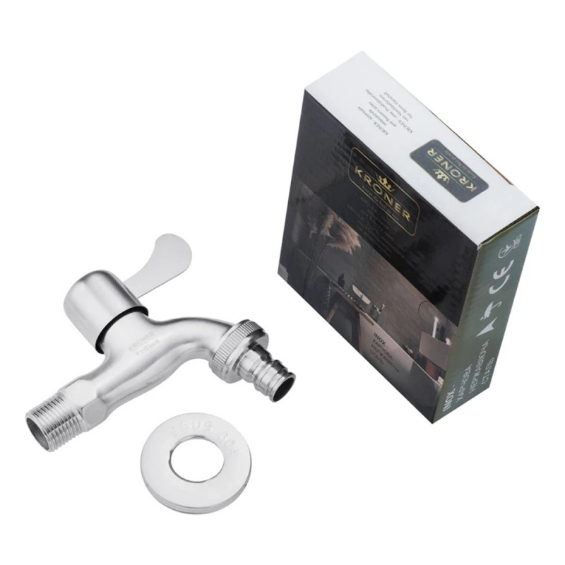 Кран для полива Kroner KRP Edelstahl Klassisch - ESG099 1/2'' ЗР