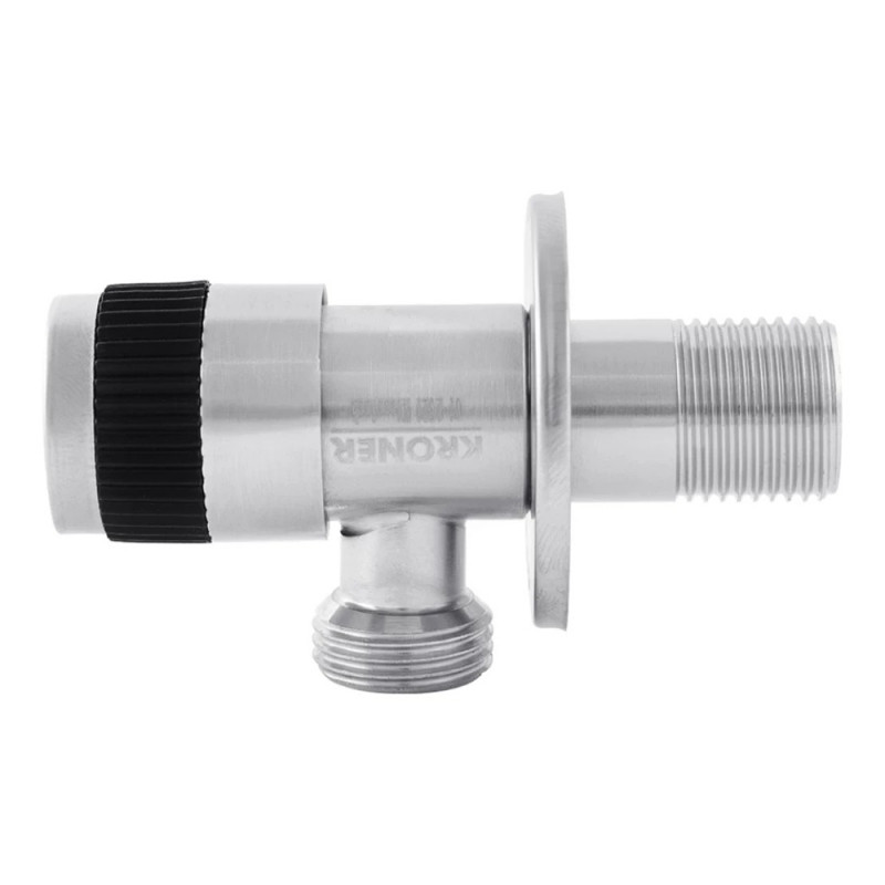 Кран приладовий Kroner KRP Edelstahl Klassisch - ESG100 1/2"х1/2" ЗЗ