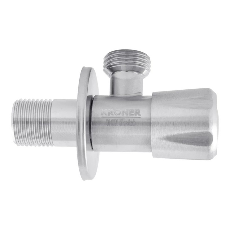 Кран приладовий Kroner KRP Edelstahl Klassisch - ESG101 1/2"х1/2" ЗЗ