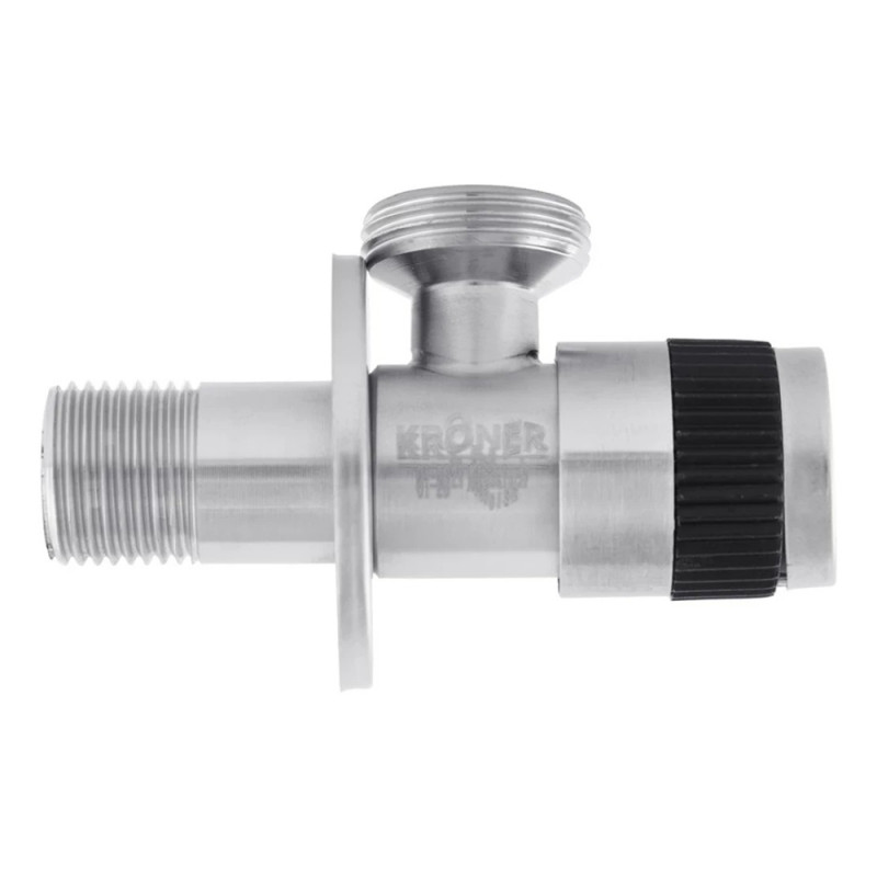 Кран приладовий Kroner KRP Edelstahl Klassisch - ESG102 1/2"х3/4" ЗЗ