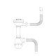 Сифон для кухонної мийки Kroner KRP Siphon - 011 3 1/2"- 50/40 мм