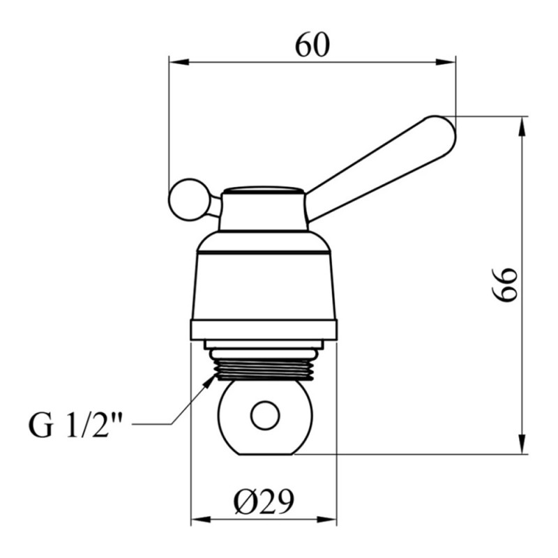 Дивертор для змішувача Kroner KRM - C956