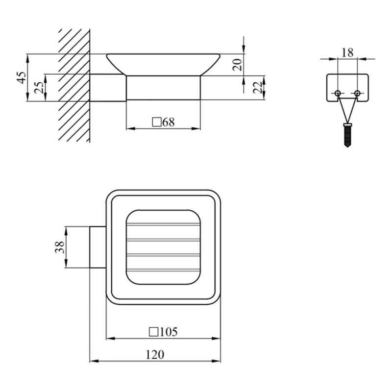 Мильниця Kroner KRP Edelstahl Kubus - SCH3902