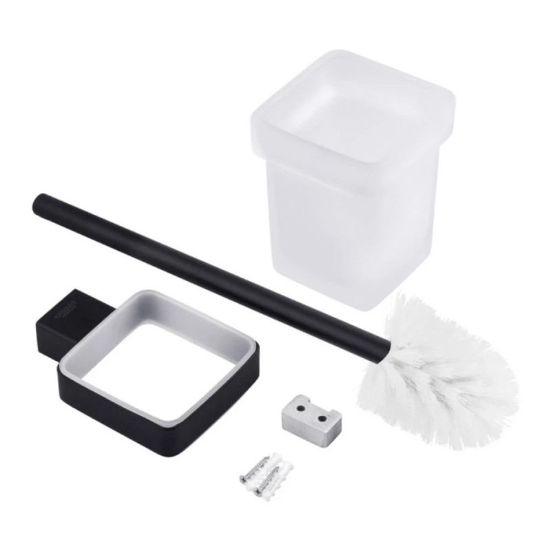 Йоржик для унітазу настінний Kroner KRP Edelstahl Kubus - SCH3910