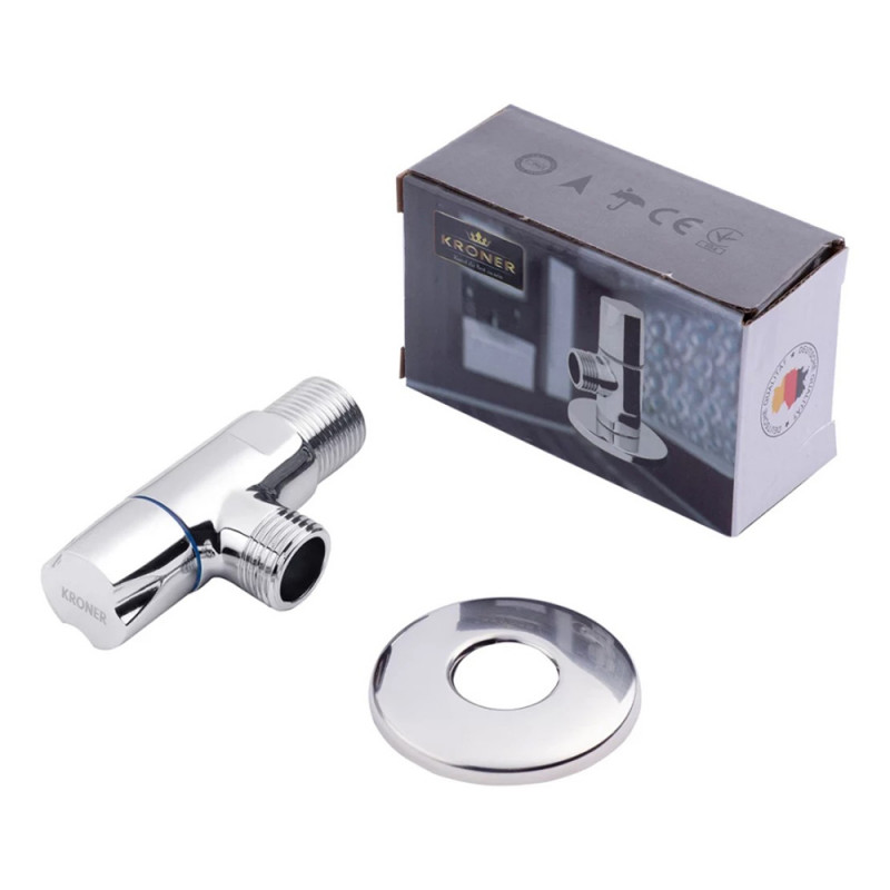 Кран приладовий Kroner KRP Eckventil C301 1/2"х1/2" ЗЗ