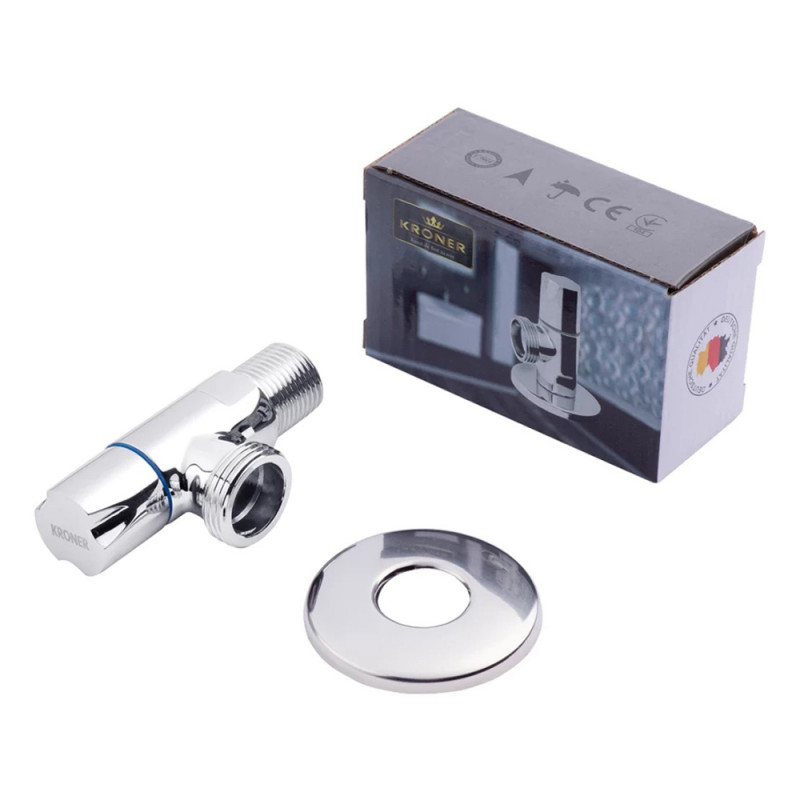 Кран приладовий Kroner KRP Eckventil C302 1/2"х3/4" ЗЗ