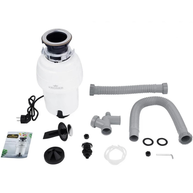 Подрібнювач харчових відходів Kroner KRP Kaiman WHI-550W