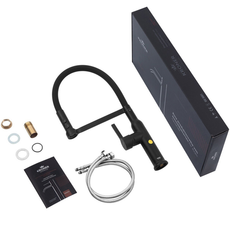 Змішувач для кухні Kroner KRP Ersel - SCH03112BLK