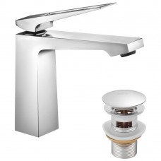 Змішувач для раковини Kroner KRP Ersel - C0110BV з донним клапаном