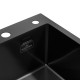 Кухонна мийка Kroner KRP PVD Schwarze - 4050HM (3,0/1,0 мм)