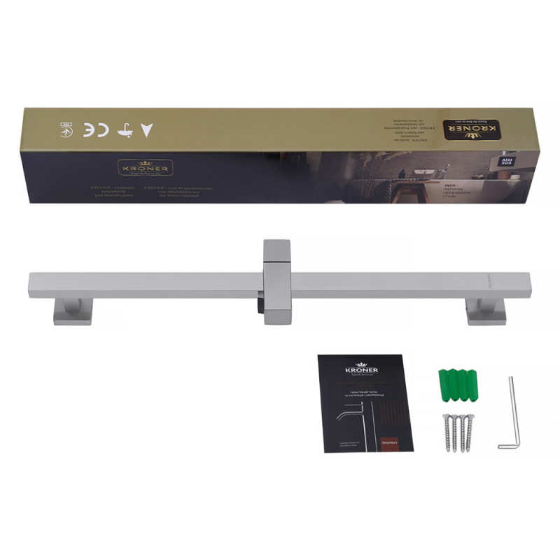 Штанга для душу Kroner KRP Edelstahl Kubus - ESG230