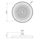 Лійка для верхнього душу Kroner Element 2801562901Z-0101